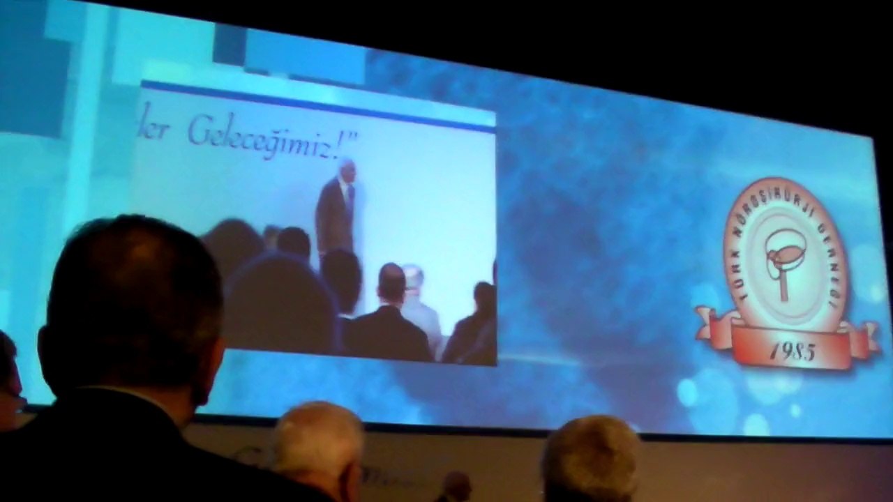 Prof Dr Mahmut Gazi Yaşargil 2014 Türk Nöroşirürji Derneği Kongresi Part 5