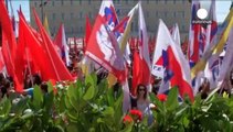 Atene: sindacati e comunisti in piazza. Trasporto pubblico bloccato
