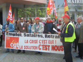 CGT : Intervention 1er mai 2014 à BOURG-LES-VALENCE