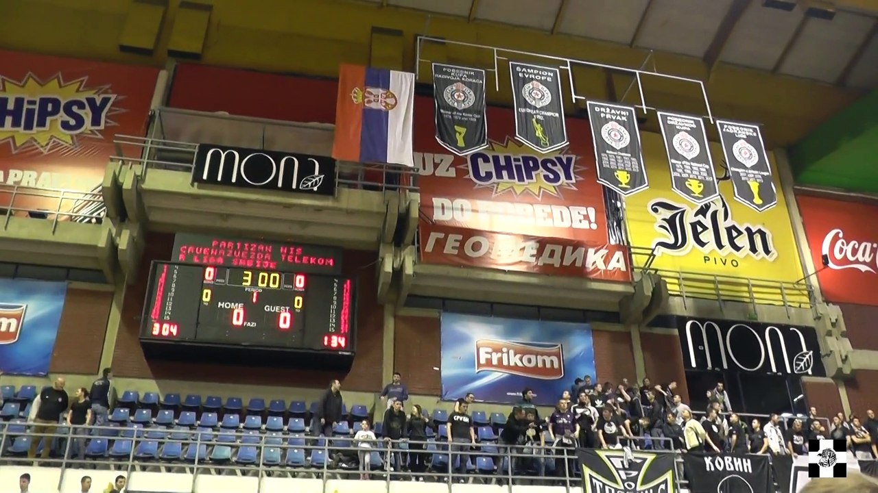 Grobari navijanje | Partizan - Zvezda /Fmp 30.04.2014