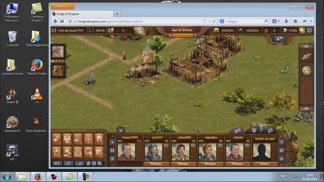 Astuces Forge of Empires - Triche Forge of Empires - Avoir des Diamants gratuit - FOE