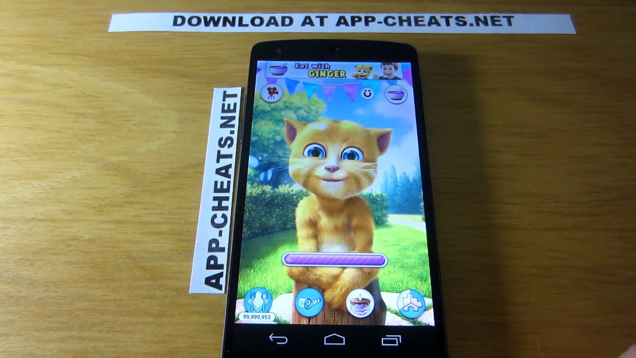 Talking Ginger 2 Cheat for Android