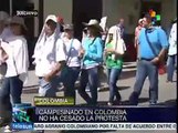 Suenan cacerolas en Colombia, en apoyo a la huelga campesina