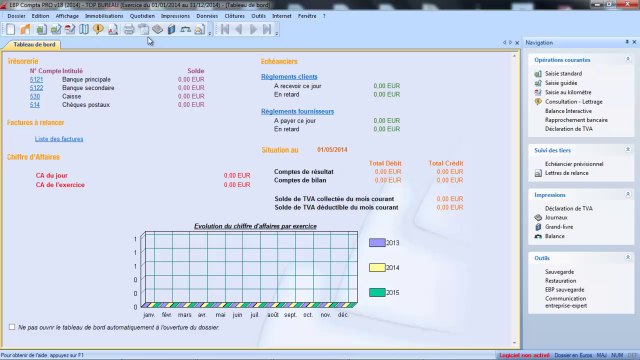 Tutoriel la création du dossier sur EBP Comptabilité V18