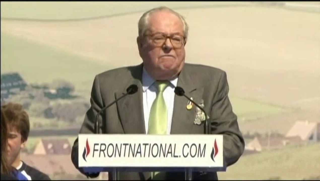 Jean-Marie Le Pen copie-colle son discours du 1er-Mai