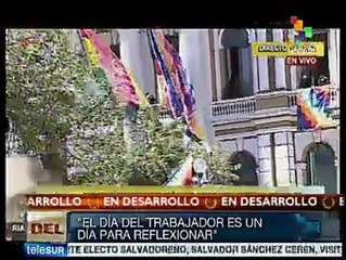 Evo Morales invita a bolivianos a reflexionaar sobre logros del país