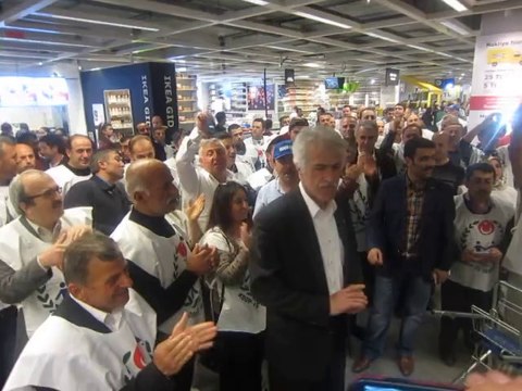 IKEA Ümraniye Mağazasını Ziyaret Ederek Üyelerimizin 1 Mayıs İşçi Bayramını Kutladık.