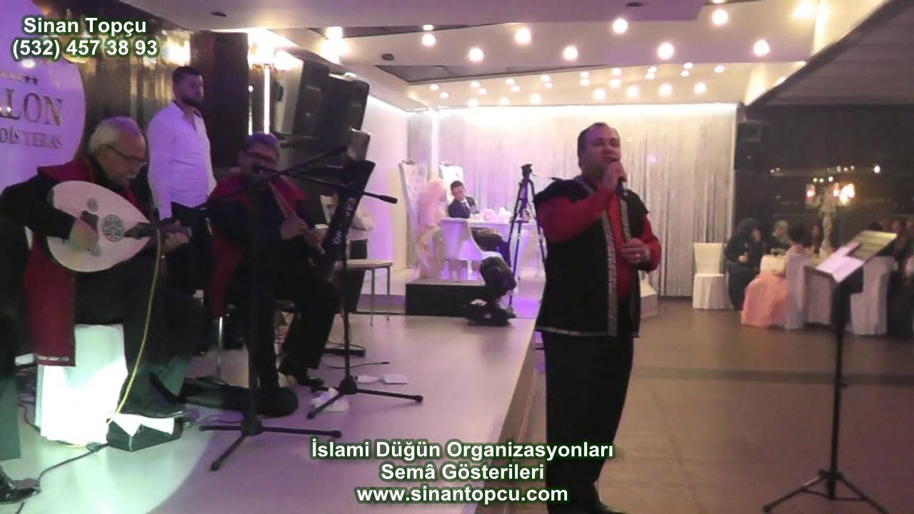 islami düğün organizasyonu ve dini nişan programına katlan sinan topçu ilahi grubu bursa