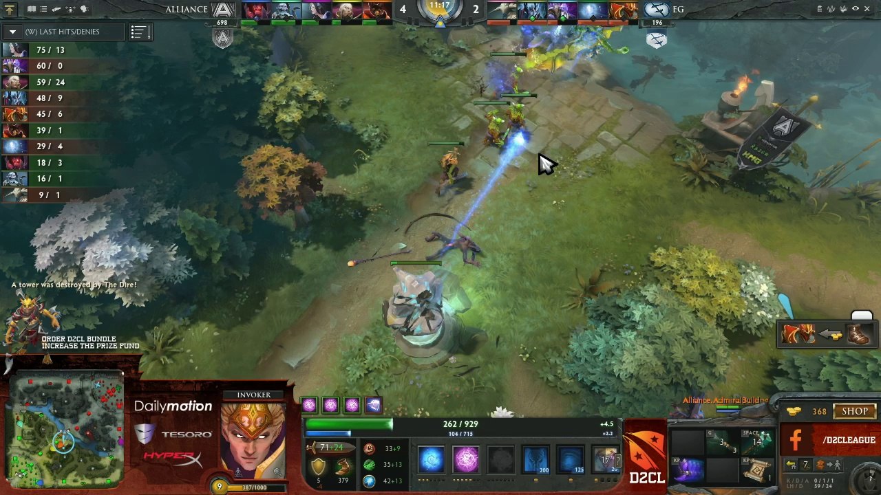 The Alliance vs Evil Geniuses Game 1 - Dota 2 C...