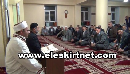 eleşkirt'te regaip kandili programı