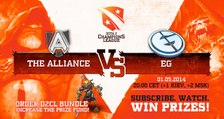 The Alliance vs Evil Geniuses Game 1 - Dota 2 Champions League - @TobiWanDOTA & Clairvoyance