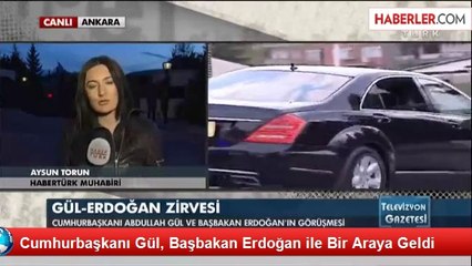 Cumhurbaşkanı Gül, Başbakan Erdoğan ile Bir Araya Geldi