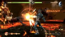 Mortal Kombat Komplete Edition. Liu Kang vs Cyber Sub-Zero