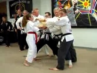 Brown belt board breaks