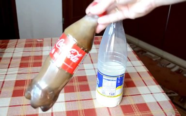 What happens if you put milk in Coca Cola