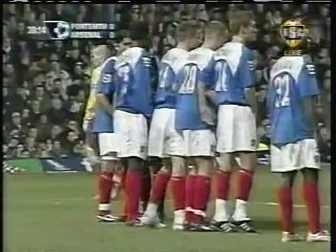 2006 (April 12) Portsmouth 1-Arsenal 1 (English Premier League)