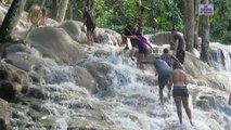 Climbing Dunn's River Falls, Ocho Rios, Jamaica, November 2013