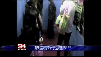 La policía intervino un prostíbulo clandestino en Santa Anita