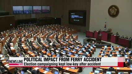 Download Video: Sewol-ho ferry disaster became the most influential parameter of the upcoming local elections