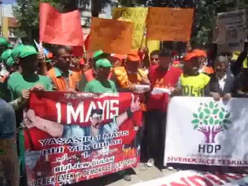 Siverek eğitim sen 1 mayıs 2014  basın açıklaması