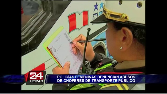 Mujeres policías denunciaron serie de abusos de choferes de transporte público