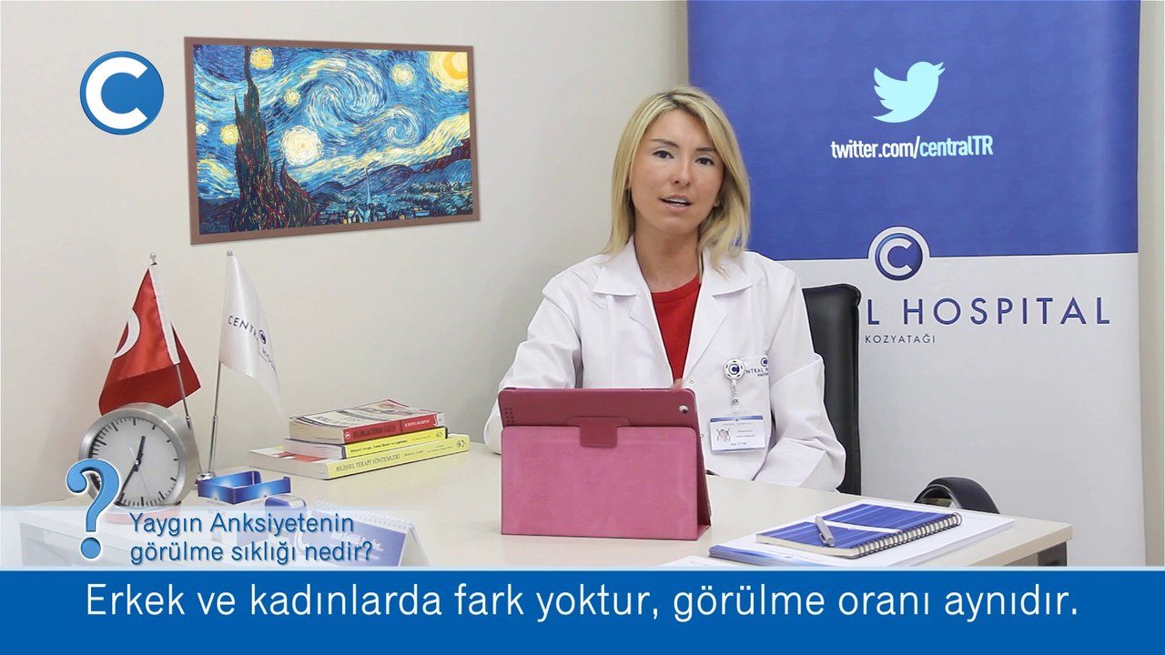 Yaygın anksiyetenin görülme sıklığı nedir ?