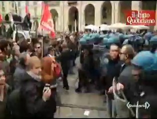 İtalya'da olaylı 1 Mayıs I www.halkinhabercisi.com