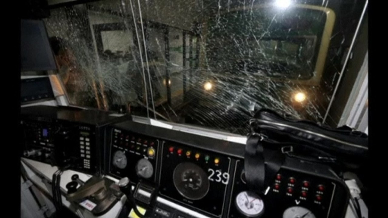 Seoul subway train smash