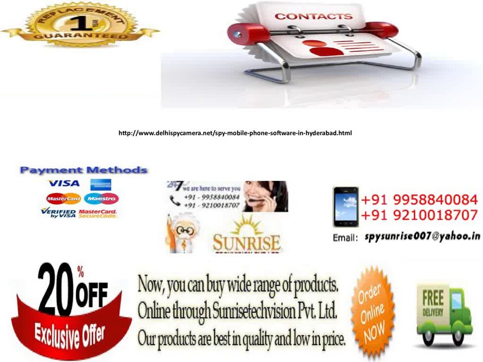 Contacts List by spy phone software in Hyderabad