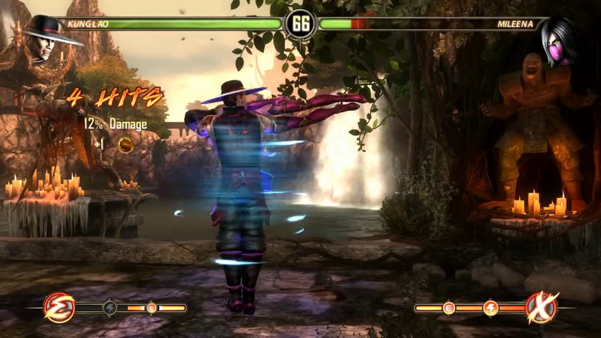 Mortal Kombat Komplete Edition. Kung Lao vs Mileena