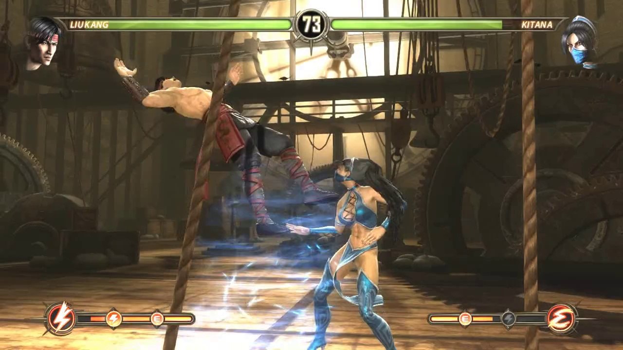 Mortal Kombat Komplete Edition. Liu Kang vs Kitana