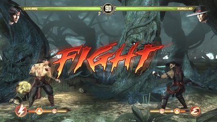 Mortal Kombat Komplete Edition. Liu Kang vs Kung Lao