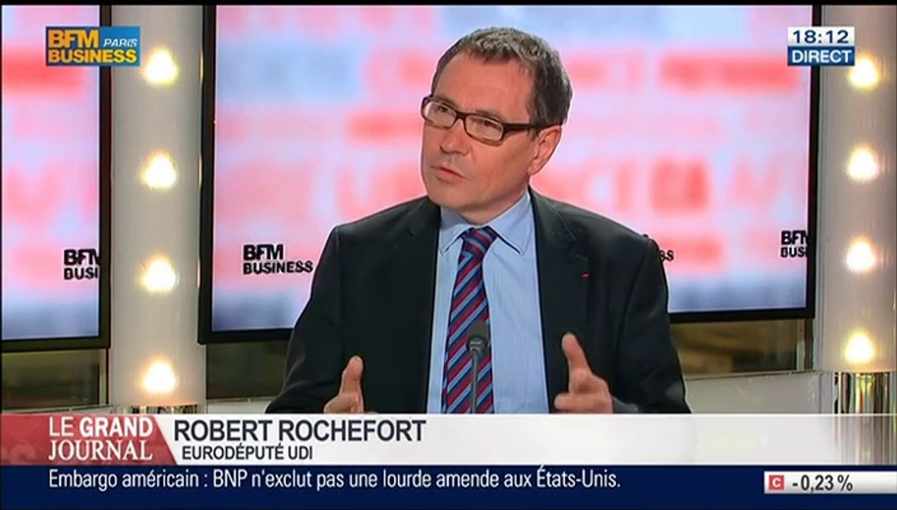 Robert Rochefort, invité du Grand Journal sur BFM Business - 300414