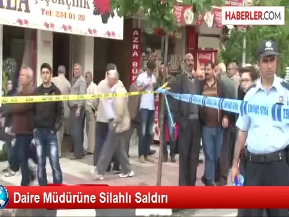 Manisa'da Daire Müdürüne Silahlı Saldırı