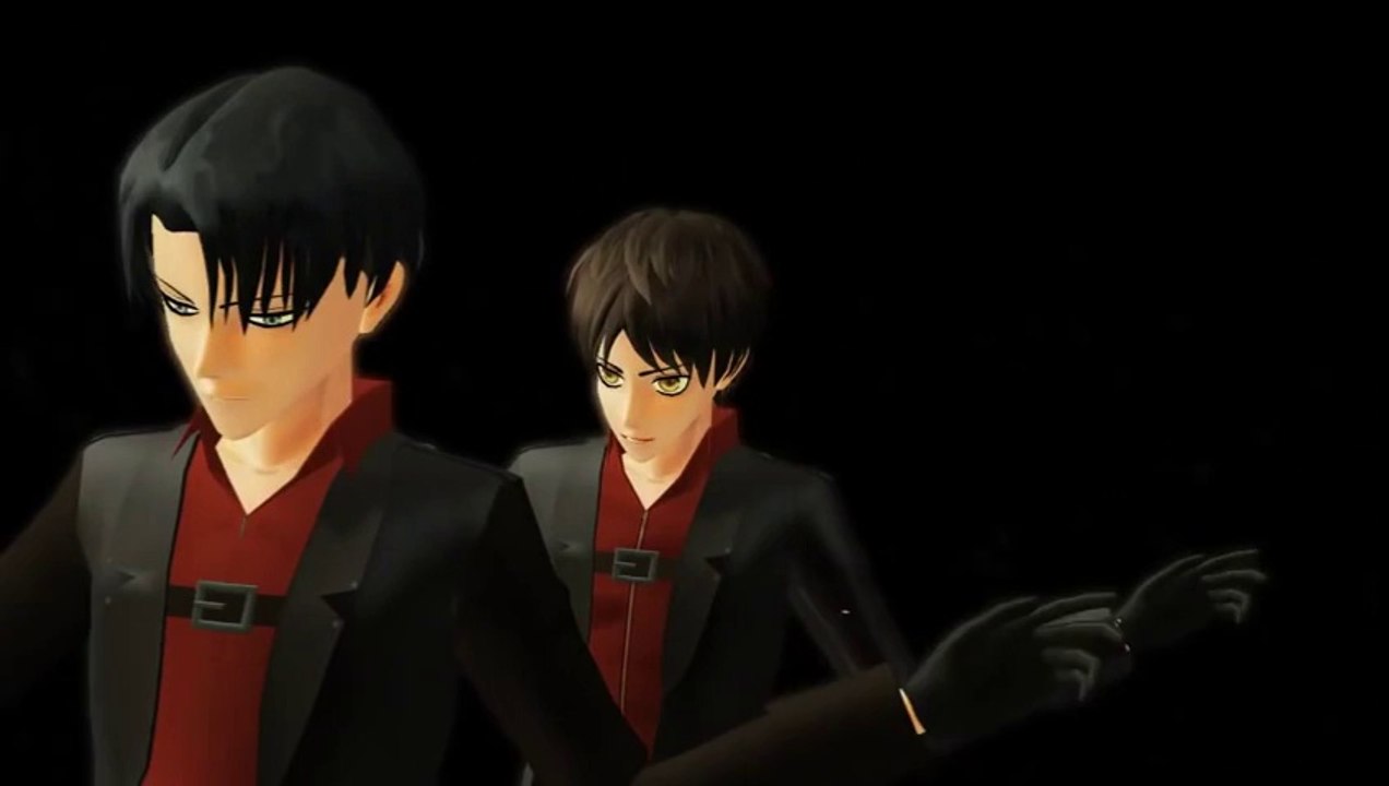 【進撃のMMD】エレンとリヴァイで【千本桜】 (1)