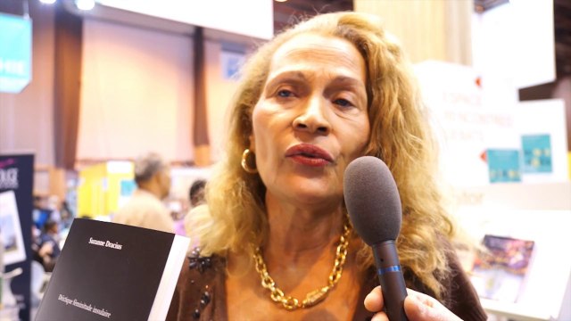 Rencontre avec Suzanne DRACIUS au Salon du livre de Paris avec le Ministère des Outre-mer
