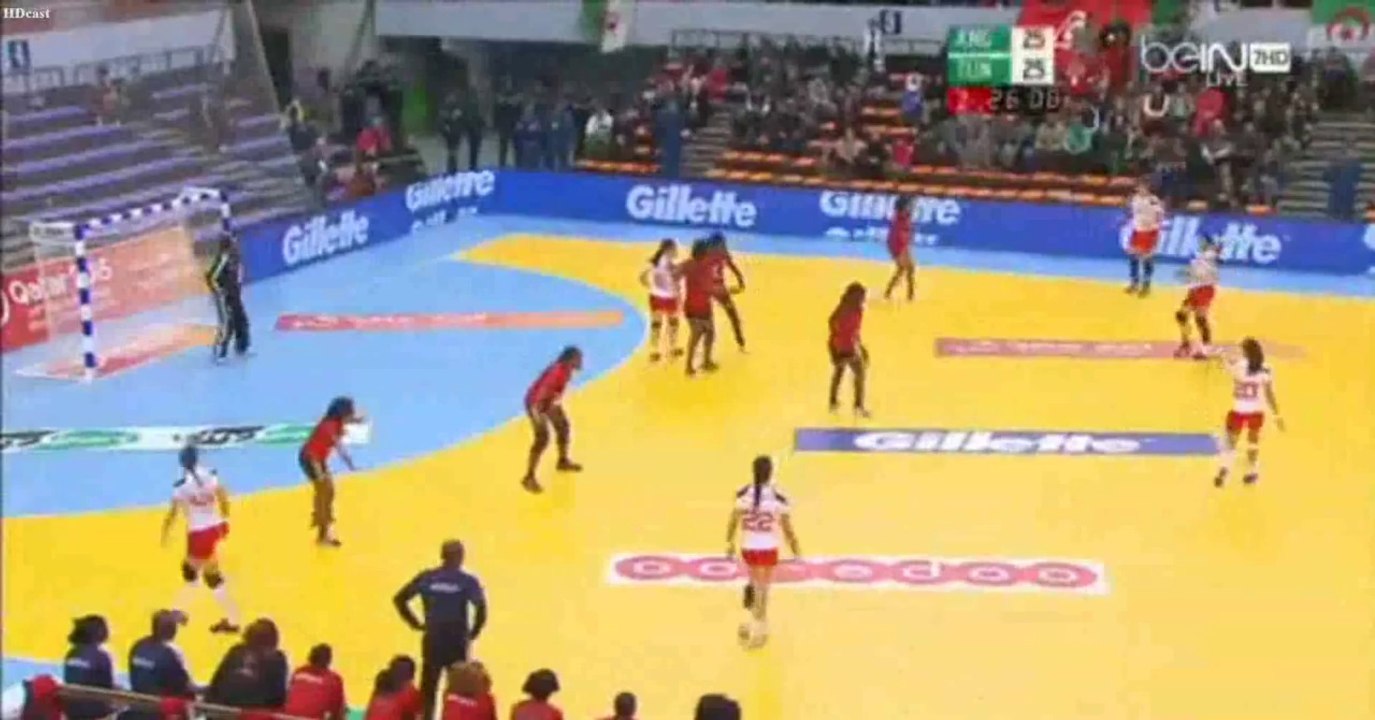 CAN 2014 demi final dame Tunisie vs Angola