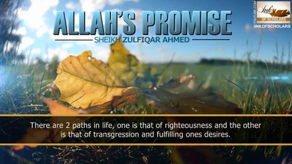 ALLAH’s Promise-----------Sheikh Zulfiqar Ahmed