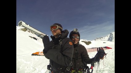 Tandem paraglide flight & Speed Riding in Les Menuires