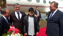 Cumhurbaşkanı Abdullah Gül Zonguldak Havalimanında