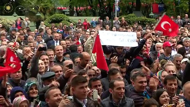 Cumhurbaşkanı Abdullah Gül Zonguldak Valilik Binası Önünde