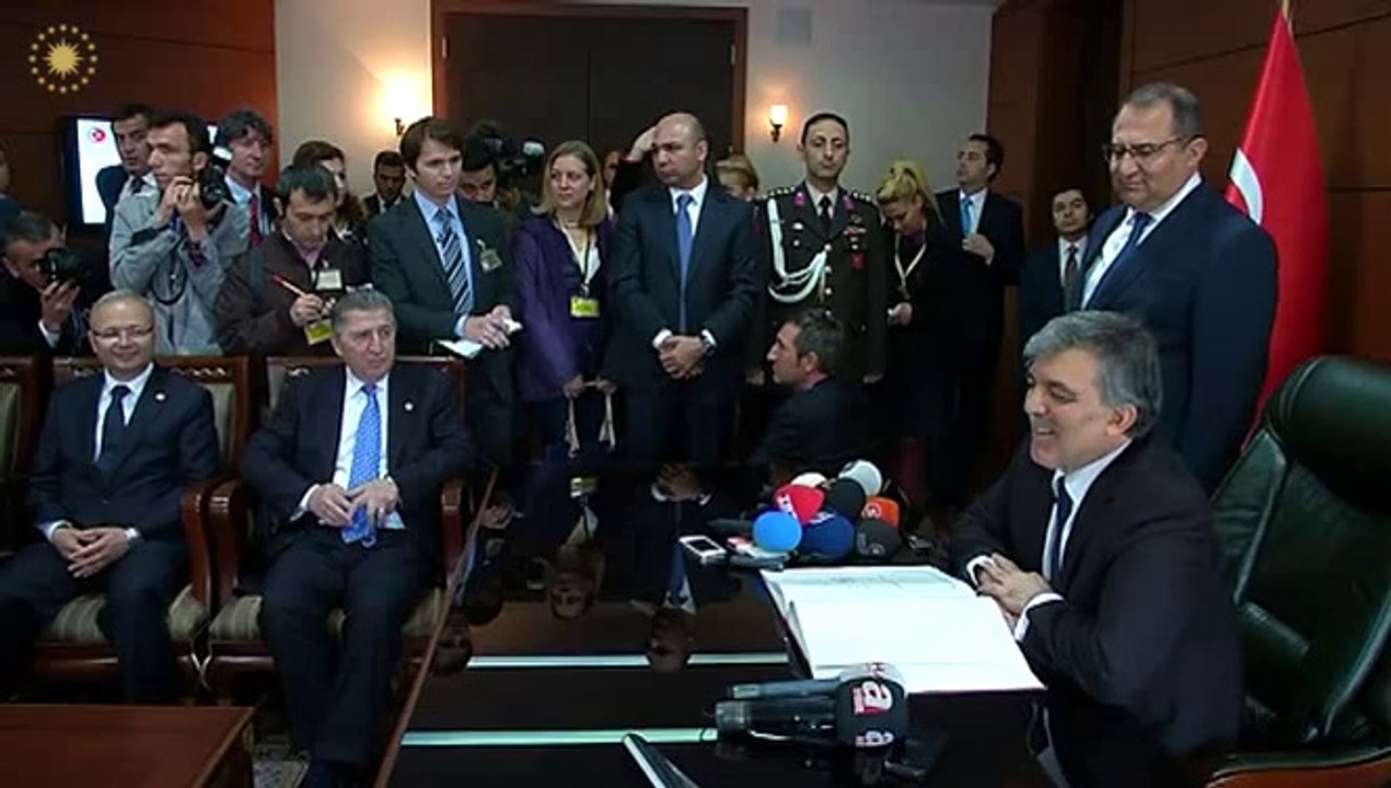 Cumhurbaşkanı Abdullah Gül Zonguldak Valilik Basın Açıklaması