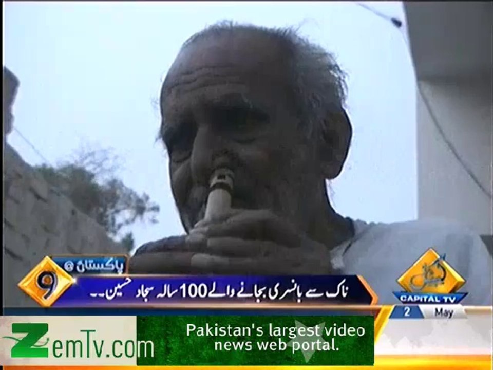 What A Man - Playing Flute from Nose