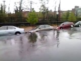 Cars Being Swallowed By Baltimore Landslide Is Terrifying