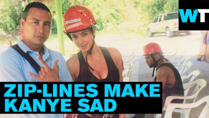 Sad Kanye Zip Lining | What's Trending Now
