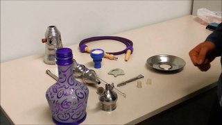 Shisha Aufbau Anleitung Tutorial - Aladin Amira Evolution Shisha aufbauen