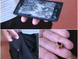 Man's Phone Stops Bullet, Saves His Ass