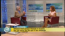 TV3 - Els Matins - Denuncia viure en una situació límit perquè Hisenda li reclama deu mil euros