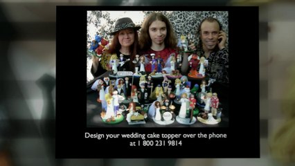 Wedding cake topper for bird watchers