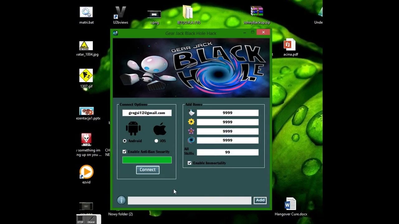 Gear Jack Black Hole Hack